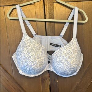 Torrid Light Blue and White Paisley Bra